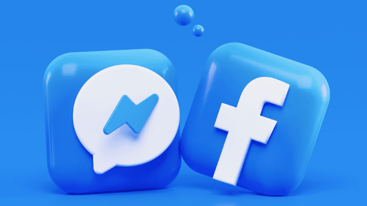 facebook and messenger icons
