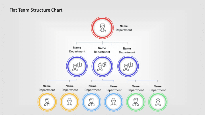 Flat Team Structure Chart