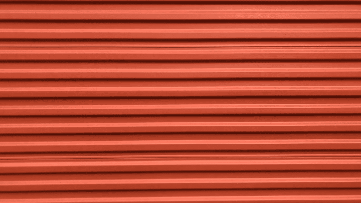 corrugated metal background / storage facility