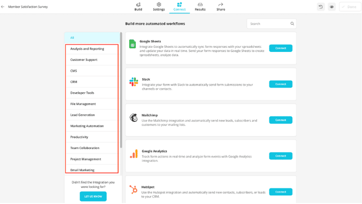 forms-app-dashboard-of-available-integrations